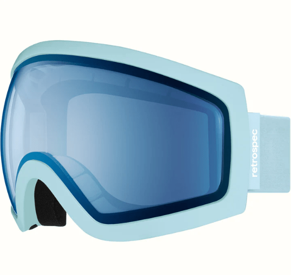 Retrospec Matte Ice and Crystal Retrospec Traverse Ski & Snowboard Goggles