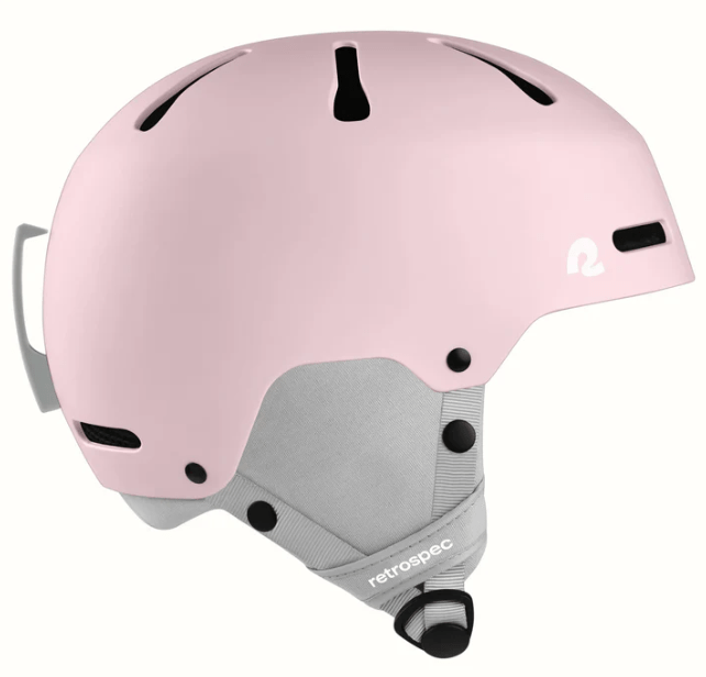Retrospec Matte Rose / X-Small: 48-51cm Retrospec Comstock Kids' Ski & Snowboard Helmet