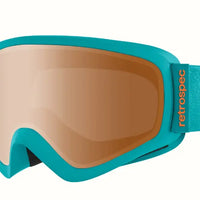 Retrospec Matte Teal and Citrine Retrospec Dipper Kids' Ski & Snowboard Goggles