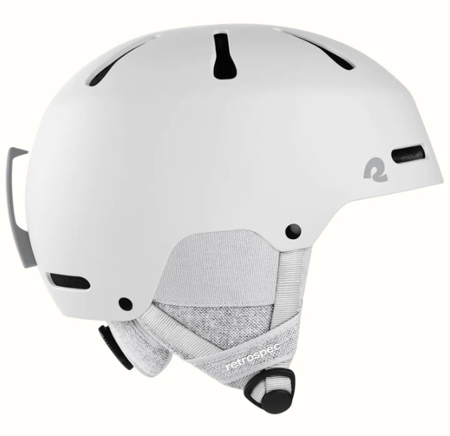Retrospec Matte White / Small: 52-55cm Retrospec Comstock Ski & Snowboard Helmet