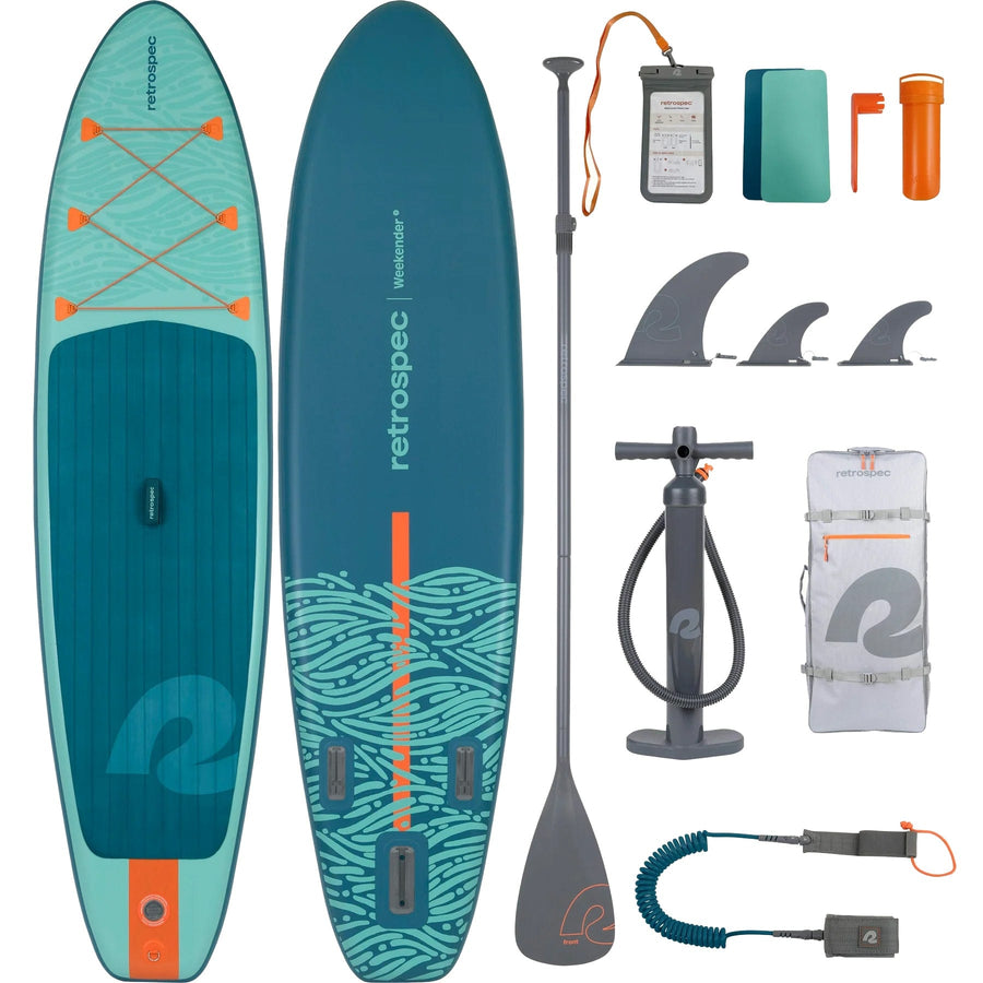 Retrospec Seafoam Tide Weekender 2 Inflatable Stand Up Paddle Board 10’6” Weekender 2 Inflatable Stand Up Paddle Board 10’6”