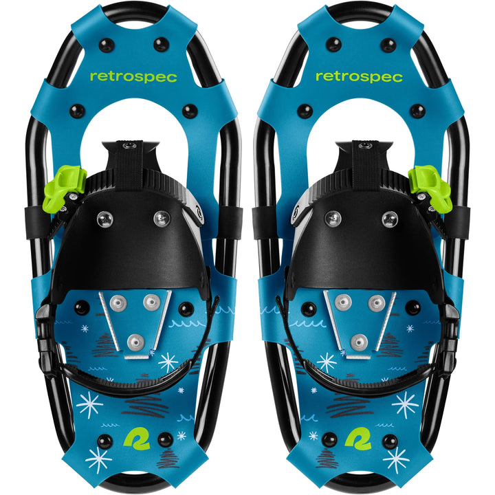 Retrospec Retrospec Drifter Kids' Snowshoe Bundle With Trekking Poles
