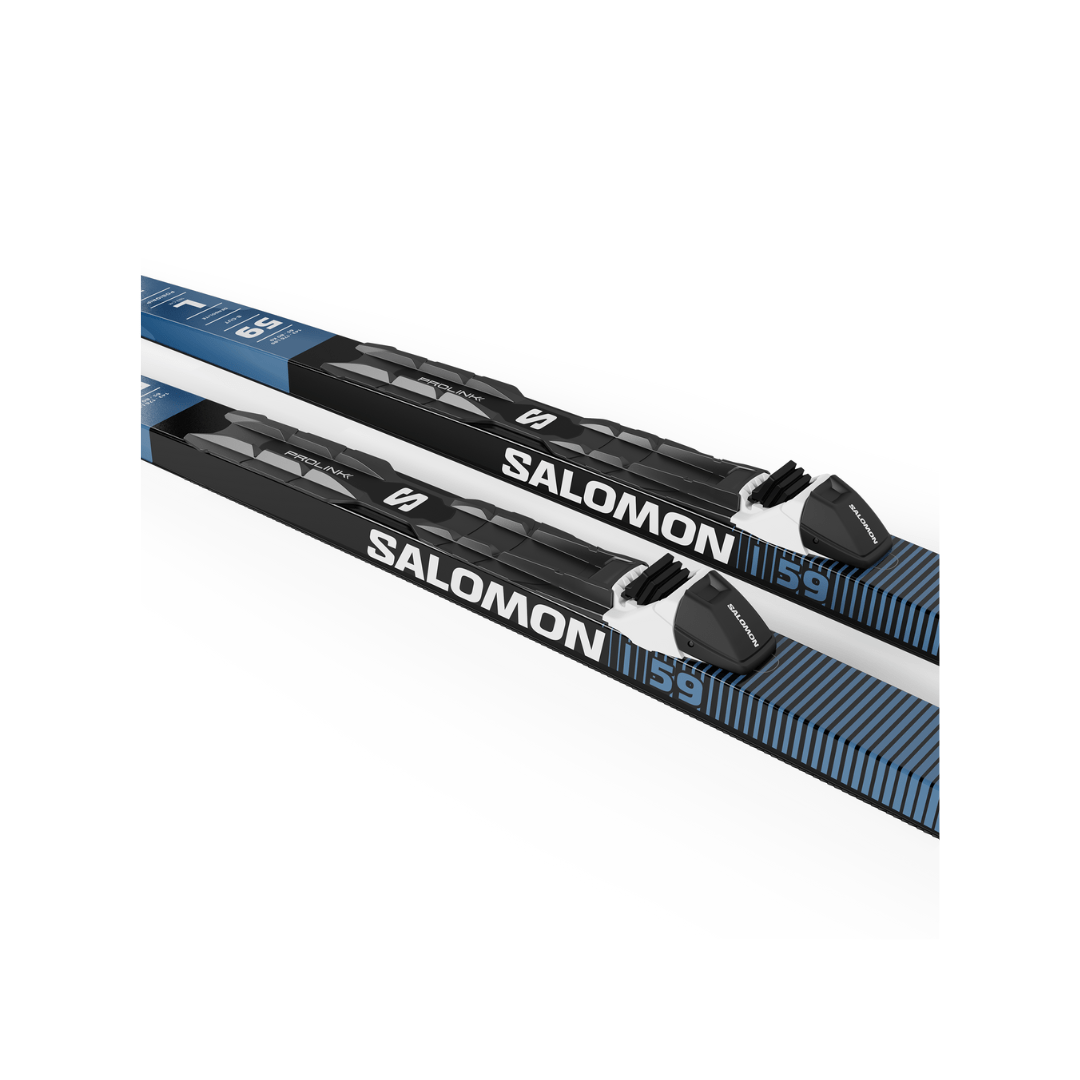 Salomon ESCAPE SNOW 59 POSI (and Prolink Auto): Unisex Classic Nordic Ski Package ESCAPE SNOW 59 POSI (and Prolink Auto): Unisex Classic Nordic Ski Package