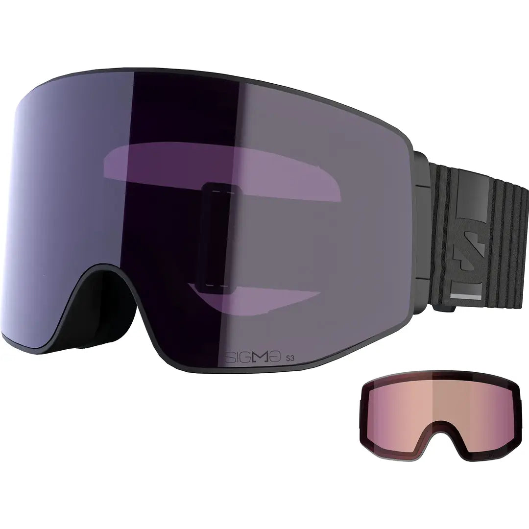 Salomon Black Salomon Sentry Prime Sigma Unisex Goggles Salomon Sentry Prime Sigma Goggles | Ottawa Valley Air Paddle