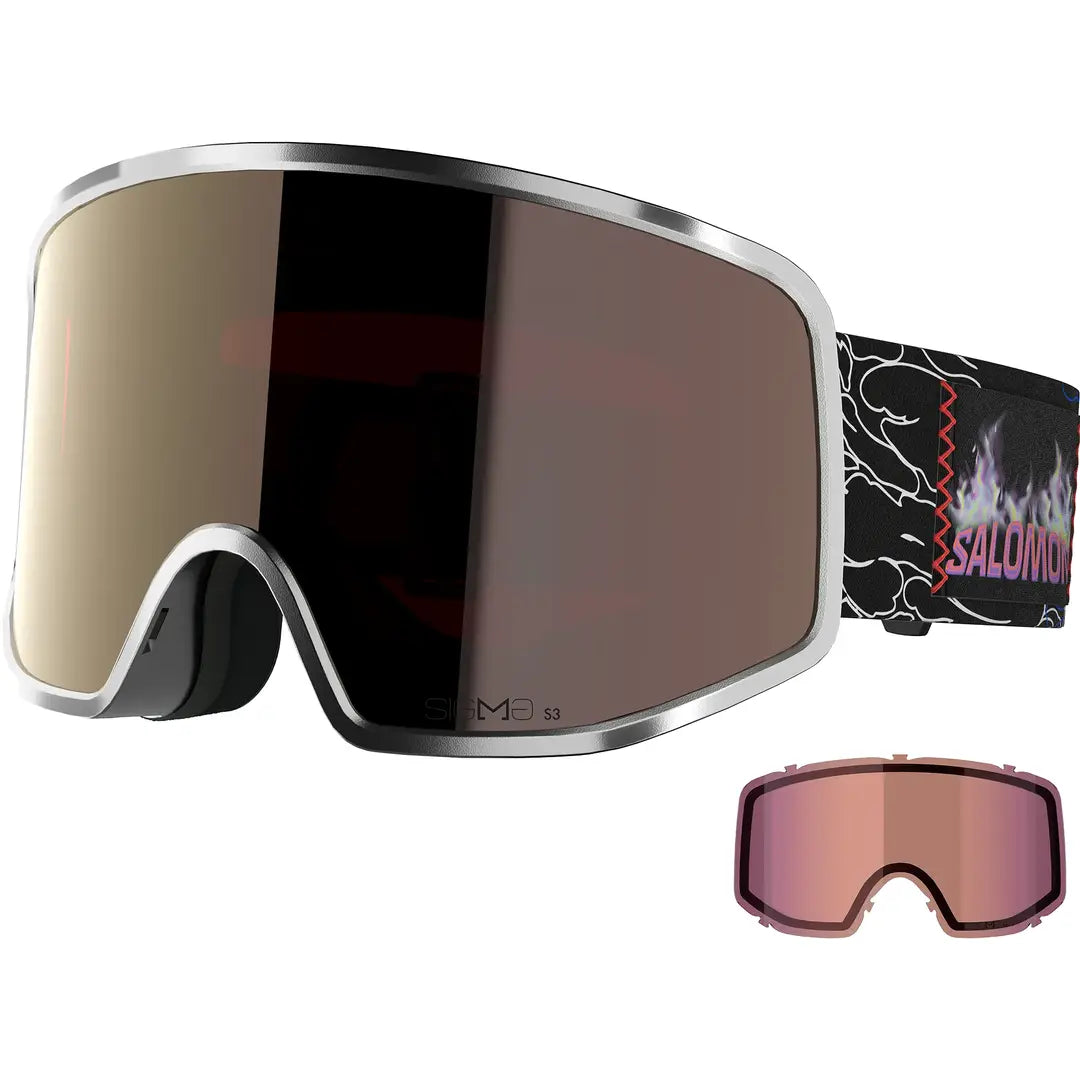 Salomon Silver Salomon Sentry Pro Sigma Unisex Goggles Salomon Sentry Pro Sigma Goggles | Ottawa Valley Air Paddle