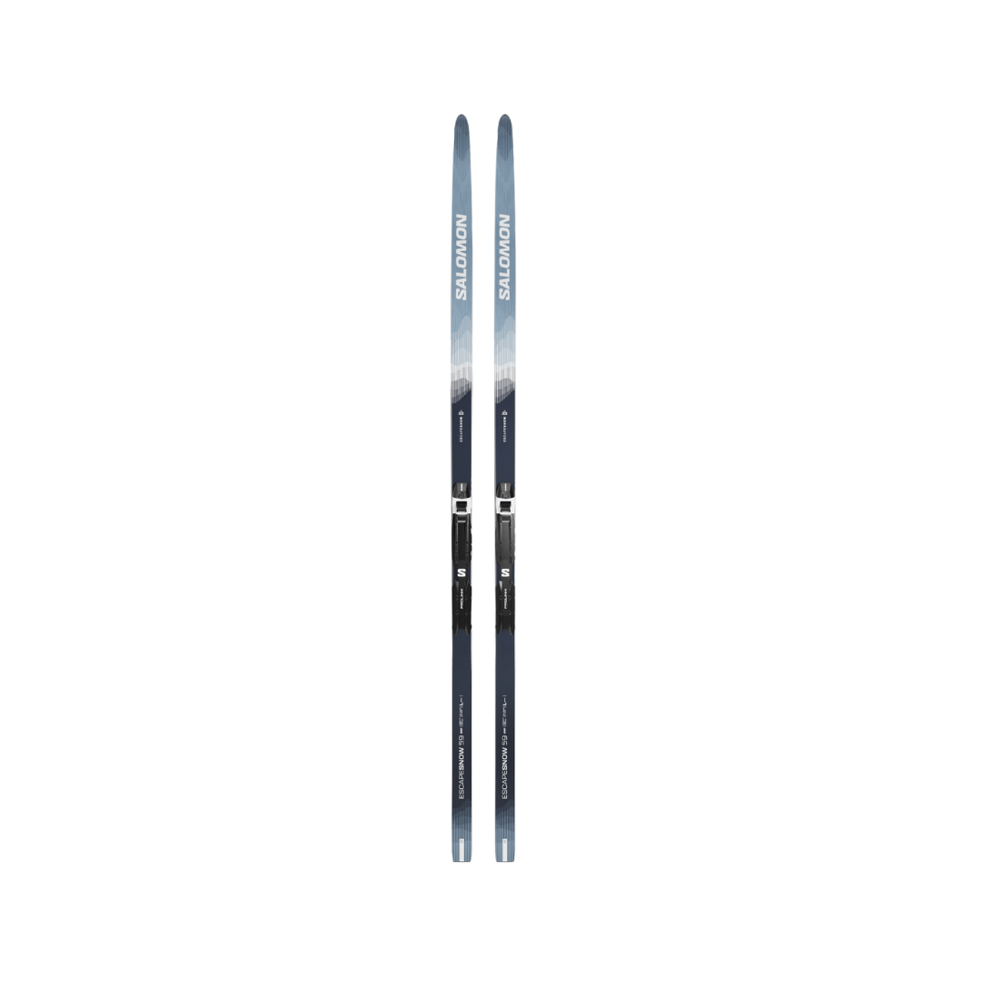 Salomon Salomon ESCAPE SNOW 59 Grip Pre Drilled: Unisex Classic Nordic Ski Salomon ESCAPE SNOW 59 Grip Pre Drilled: Unisex Classic Nordic Ski - 