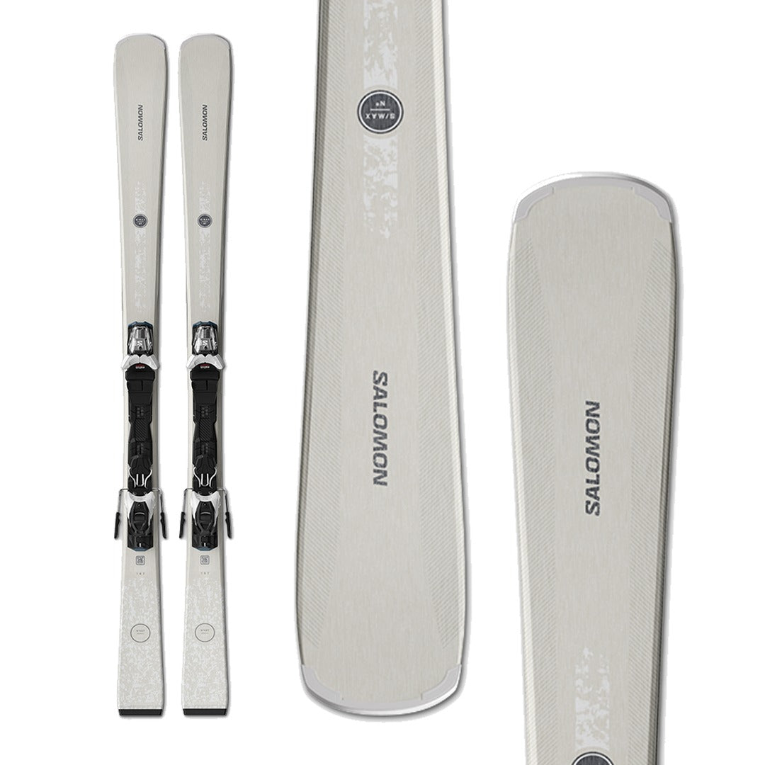 Salomon S/Max N°6 XT Women's Skis + M10 GW Bindings 2027 - topsheet and tip detail