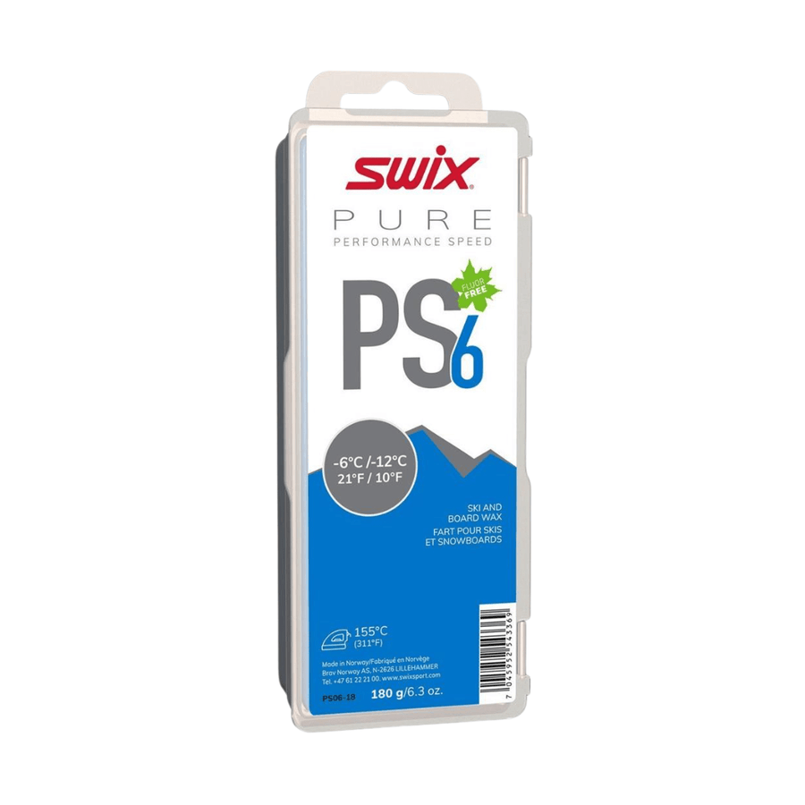 Swix 180g Swix PS6 Blue Glide Wax Swix PS6 Blue Glide Wax - Ottawa Valley Air Paddle