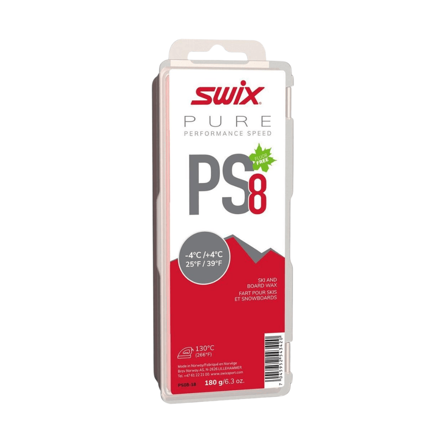 Swix 180g Swix PS8 Red Glide Wax Swix PS8 Red Glide Wax - Ottawa Valley Air Paddle