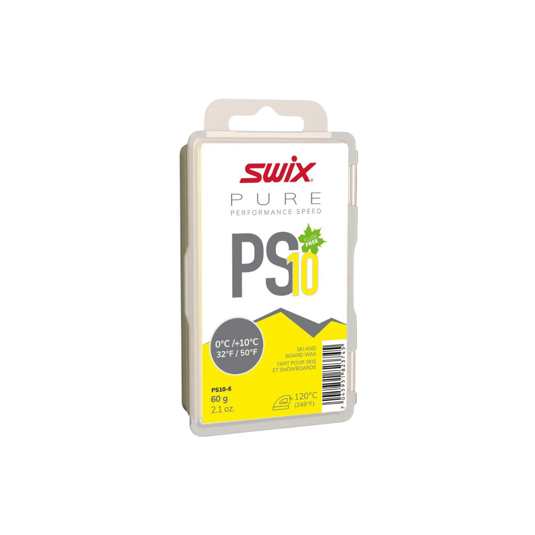 Swix 60g Swix PS10 Yellow Glide Wax Swix PS10 Yellow Glide Wax, 60g - Ottawa Valley Air Paddle