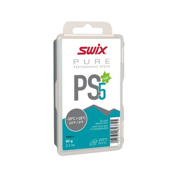 Swix 60g Swix PS5 Turquoise Glide Wax Swix PS5 Turquoise Glide Wax - Ottawa Valley Air Paddle