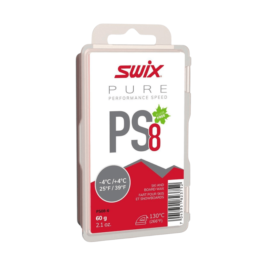 Swix 60g Swix PS8 Red Glide Wax Swix PS8 Red Glide Wax - Ottawa Valley Air Paddle