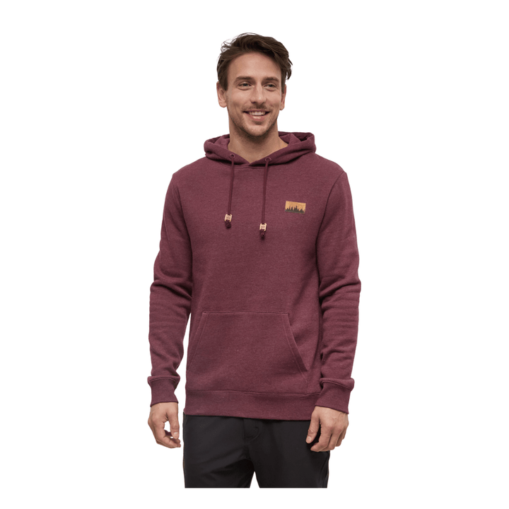 Tentree Deep Burgundy Heather/Cork Patch / S Tentree Men's Juniper Cork Patch Hoodie Tentree Men's Juniper Cork Patch Hoodie - Ottawa Valley Air Paddle