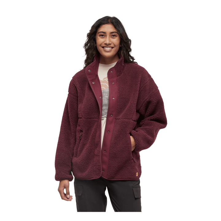 Tentree Deep Burgundy / XS Tentree Women's Kincaid Full Snap Tentree Women's Kincaid Full Snap - Ottawa Valley Air Paddle