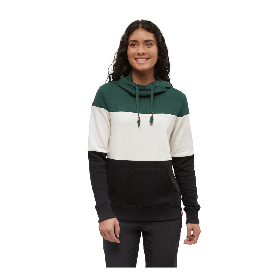 Tentree Forest Pine/Undyed/Meteorite Black / XS Tentree Women's Blocked Banshee Hoodie Tentree Women's Blocked Banshee Hoodie - Ottawa Valley Air Paddle