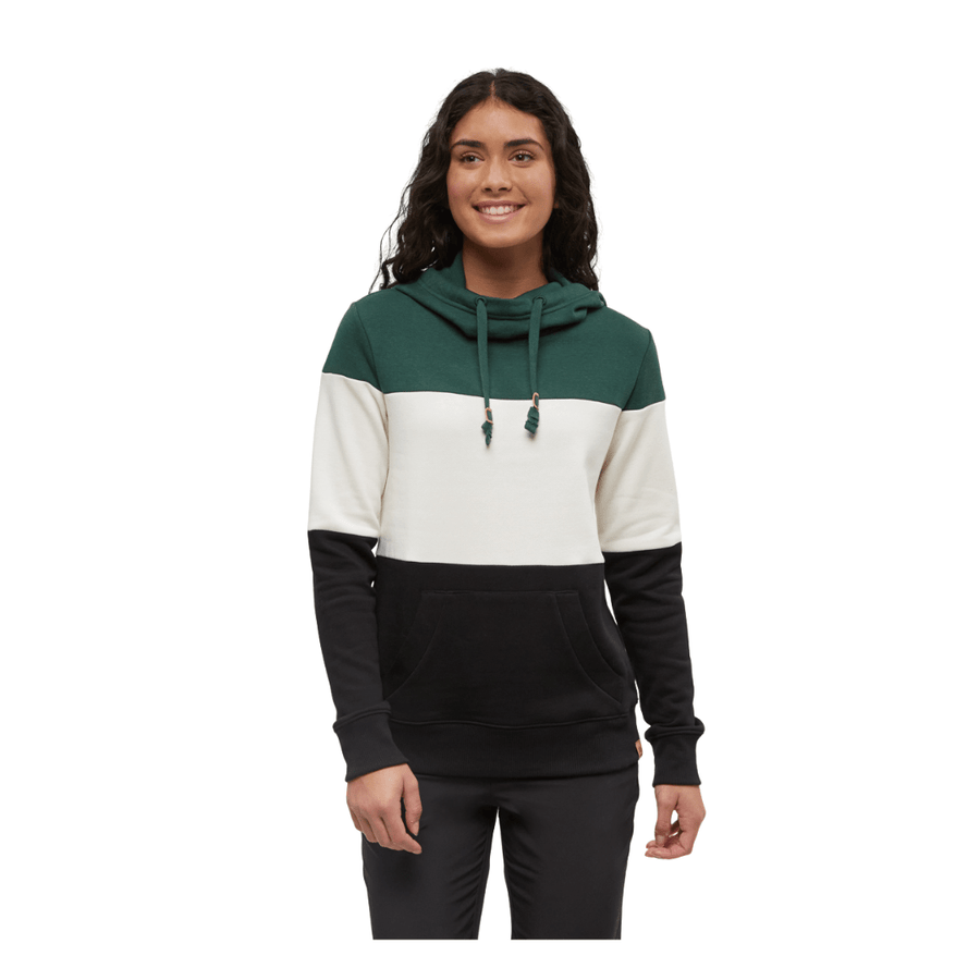 Tentree Forest Pine/Undyed/Meteorite Black / XS Tentree Women's Blocked Banshee Hoodie Tentree Women's Blocked Banshee Hoodie - Ottawa Valley Air Paddle
