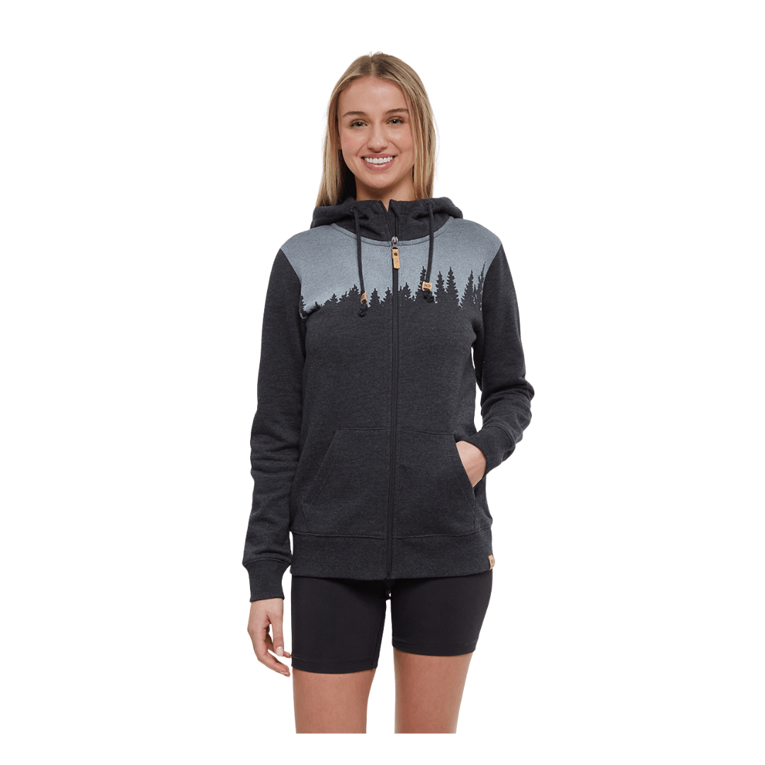 Tentree Meteorite Black Heather / XS Tentree Women's Juniper Zip Hoodie Tentree Women's Juniper Zip Hoodie - Ottawa Valley Air Paddle