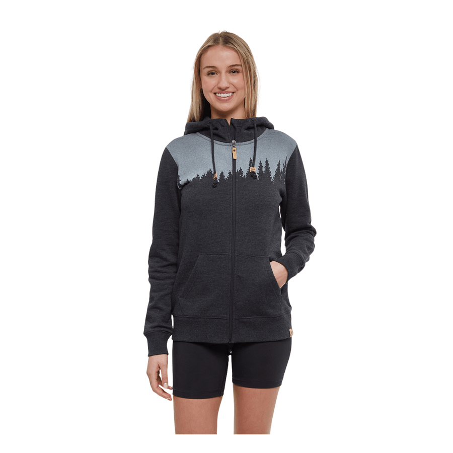 Tentree Meteorite Black Heather / XS Tentree Women's Juniper Zip Hoodie Tentree Women's Juniper Zip Hoodie - Ottawa Valley Air Paddle