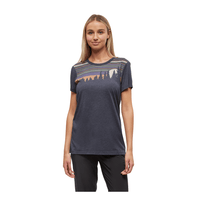 Tentree Midnight Blue Heather/Camel / XS Tentree Women's Retro Juniper T-Shirt Tentree Women's Retro Juniper T-Shirt - Ottawa Valley Air Paddle