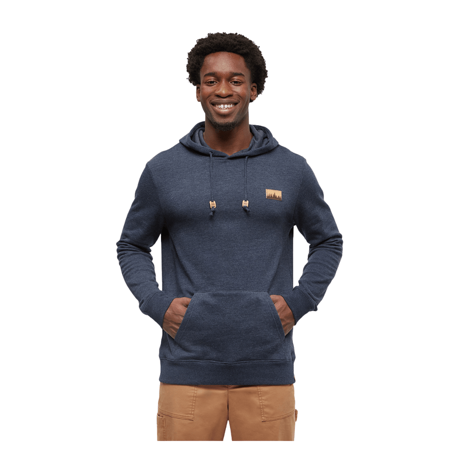 Tentree Midnight Blue Heather/Cork Patch / S Tentree Men's Juniper Cork Patch Hoodie Tentree Men's Juniper Cork Patch Hoodie - Ottawa Valley Air Paddle