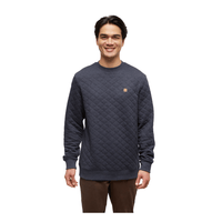 Tentree Midnight Blue Heather / S Tentree Men's Quilted Reynard Crew Tentree Men's Quilted Reynard Crew - Ottawa Valley Air Paddle