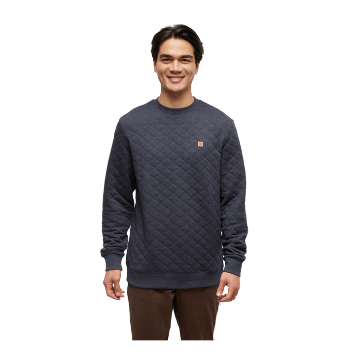 Tentree Midnight Blue Heather / S Tentree Men's Quilted Reynard Crew Tentree Men's Quilted Reynard Crew - Ottawa Valley Air Paddle