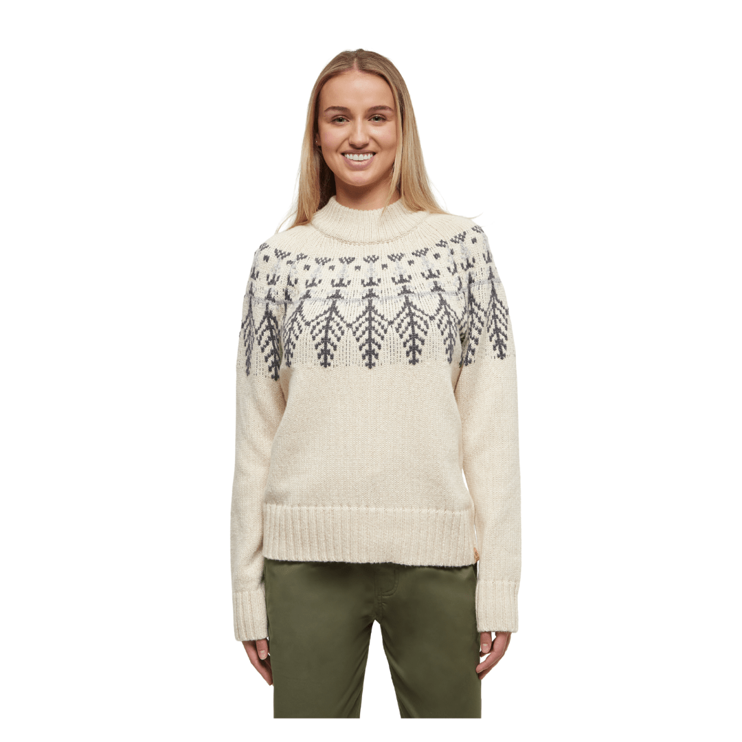 Tentree Warm Oak Heather/Dark Grey Heather/Harbour Grey Heather / XS Tentree Women's Haynes Sweater Tentree Women's Haynes Sweater - Ottawa Valley Air Paddle