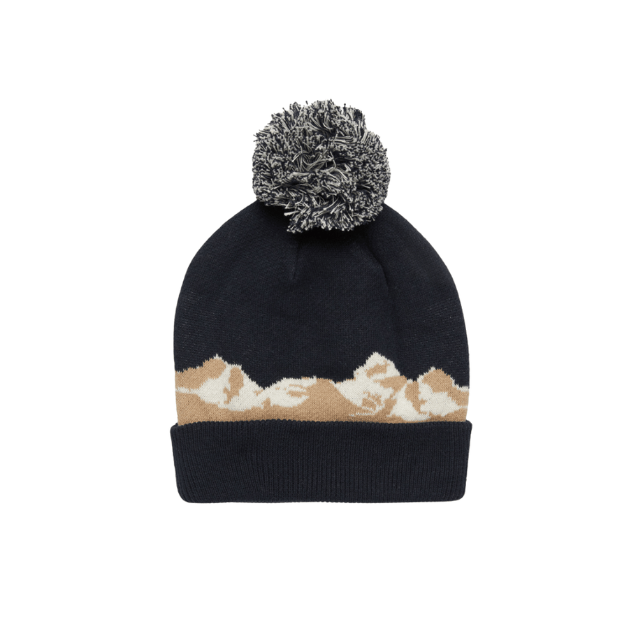 Tentree Midnight Blue/Birchwood Tentree Mountain Scenic Pom Beanie Tentree Mountain Scenic Pom Beanie - Ottawa Valley Air Paddle