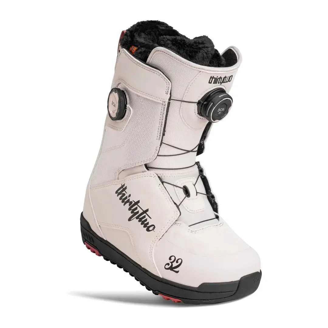 ThirtyTwo 6 / Pink ThirtyTwo Lashed Double BOA Women's Snowboard Boot 2027 ThirtyTwo Lashed Double BOA Women's Snowboard Boot 2027
