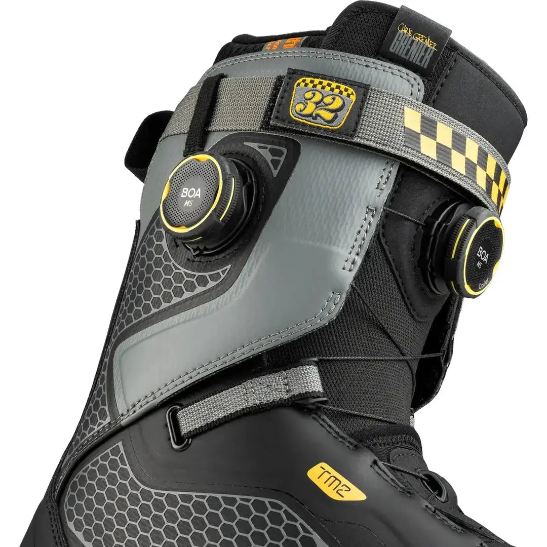 ThirtyTwo ThirtyTwo TM-2 XLT Double BOA x Grenier Men's Snowboard Boot 2027 ThirtyTwo TM-2 XLT Double BOA x Grenier Snowboard Boot 2027