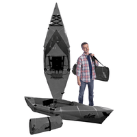 Tucktec Black Tucktec 10' Folding Kayak 10' Tucktec Folding Kayak - Ottawa Valley Air Paddle