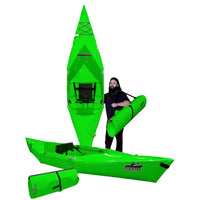 Tucktec Green 10' Tucktec Folding Kayak 10' Tucktec Folding Kayak - Affordable, Portable, and Durable Kayak