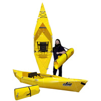 Tucktec Yellow 10' Tucktec Folding Kayak 10' Tucktec Folding Kayak - Affordable, Portable, and Durable Kayak