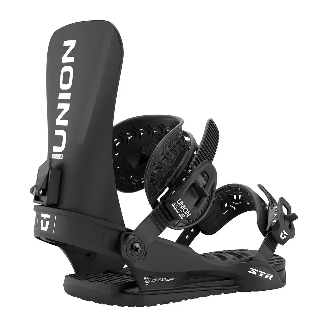 Union Black / S Union STR Men's Snowboard Binding 2027 Union STR Snowboard Binding 2027 | Beginner to Intermediate