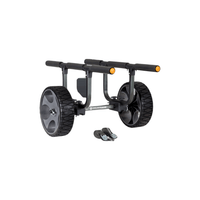 Wilderness Heavy Duty Kayak Cart - 12" No Flat Wheels Fishing Paddle Alpha Carbon Angler 240-260cm - Ottawa