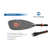 Wilderness Origin Angler Paddle Fishing Paddle Alpha Carbon Angler 240-260cm - Ottawa