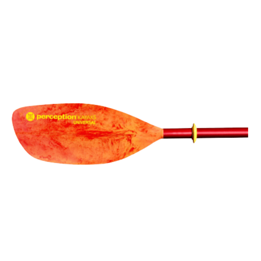 Wilderness Sunset Orange 2-Piece Perception Universal Paddle 230cm Fishing Paddle Alpha Carbon Angler 240-260cm - Ottawa