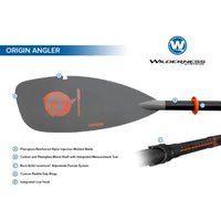 Wilderness Wilderness Systems Origin Angler Paddle 240cm - 260cm Origin Angler Paddle - Ottawa Valley Air Paddle