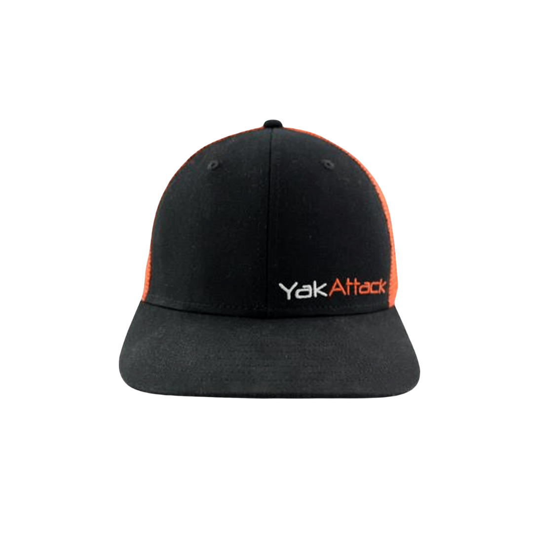YakAttack BlackPak™ Trucker Hat - Orange/Black
