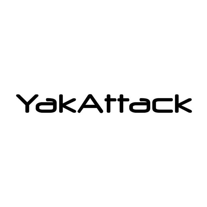 YakAttack 8" / Black YakAttack Decal