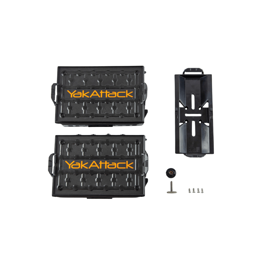 YakAttack YakAttack TracPak Combo Kit, Two Boxes and Quick Release Base