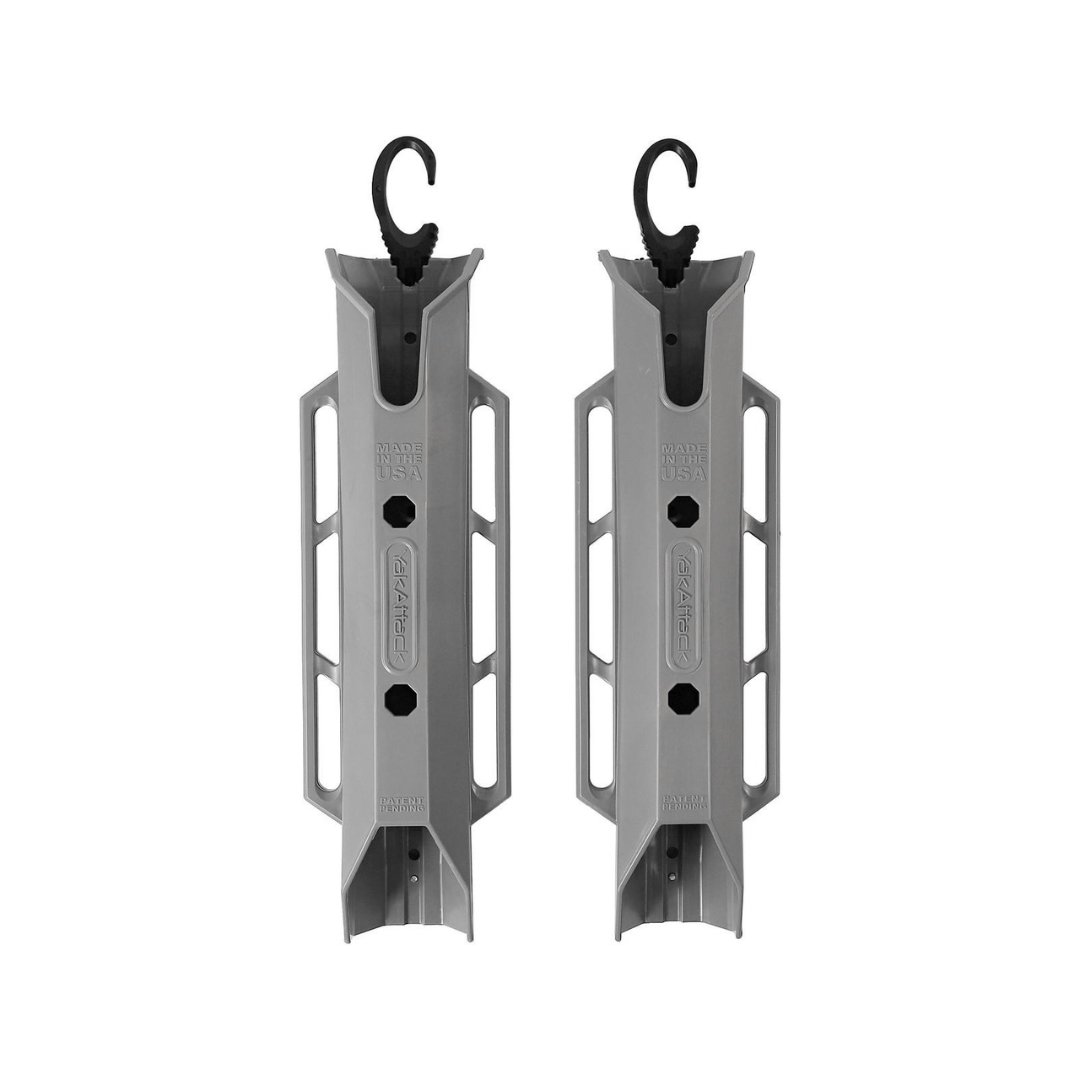 YakAttack Two Pack / Battleship Grey YakAttack TetherTube Rod Holder with Mounting Hardware YakAttack TetherTube Rod Holder with Mounting Hardware - Ottawa Valley 