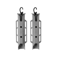YakAttack Two Pack / Battleship Grey YakAttack TetherTube Rod Holder with Mounting Hardware YakAttack TetherTube Rod Holder with Mounting Hardware - Ottawa Valley 