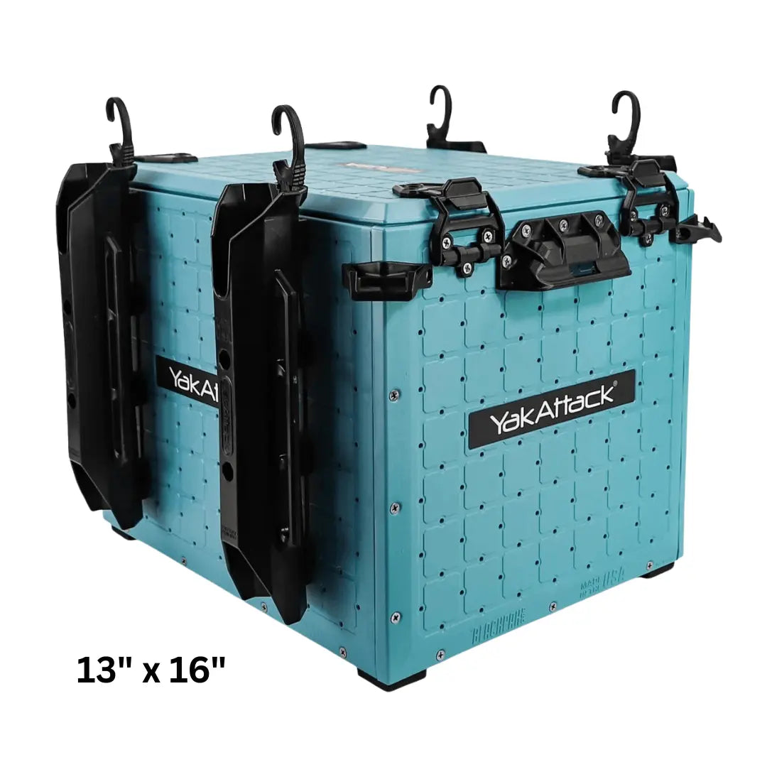 YakAttack 13" x 16" / Jetty Blue YakAttack BlackPak Pro Kayak Fishing Crate YakAttack BlackPak Pro Kayak Fishing Crate - Ottawa Valley Air Paddle