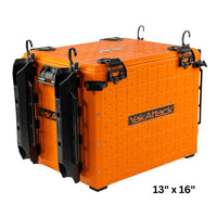 YakAttack 13" x 16" / Orange YakAttack BlackPak Pro Kayak Fishing Crate YakAttack BlackPak Pro Kayak Fishing Crate - Ottawa Valley Air Paddle