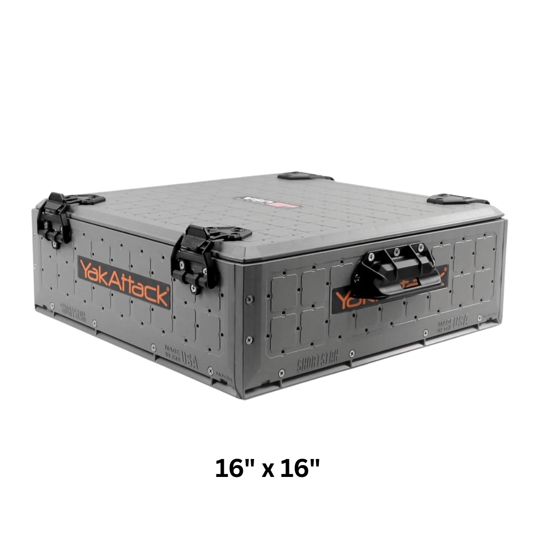 YakAttack 16" x 16" / Battleship Grey YakAttack Shortstak Solo Storage Box YakAttack Shortstak Solo Storage Box – Ottawa Valley Air Paddle