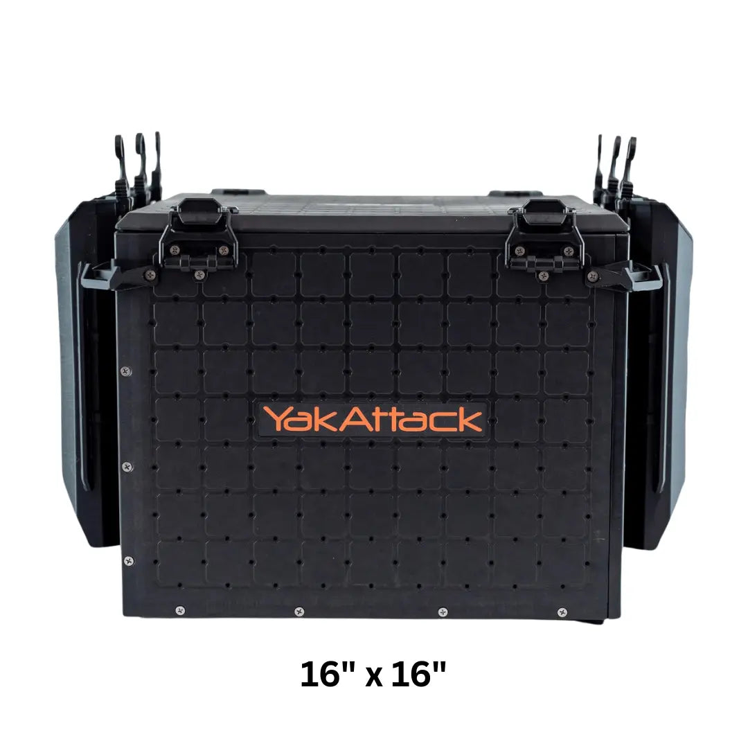 YakAttack 16" x 16" / Black YakAttack BlackPak Pro Kayak Fishing Crate YakAttack BlackPak Pro Kayak Fishing Crate - Ottawa Valley Air Paddle