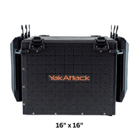 YakAttack 16" x 16" / Black YakAttack BlackPak Pro Kayak Fishing Crate YakAttack BlackPak Pro Kayak Fishing Crate - Ottawa Valley Air Paddle