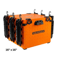 YakAttack 16" x 16" / Orange YakAttack BlackPak Pro Kayak Fishing Crate YakAttack BlackPak Pro Kayak Fishing Crate - Ottawa Valley Air Paddle