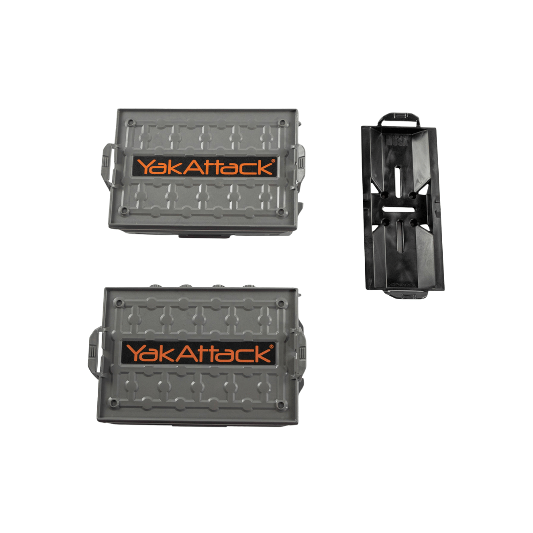 YakAttack YakAttack TracPak Combo Kit, Two Boxes and Quick Release Base